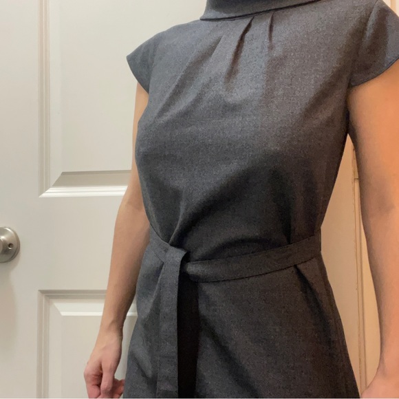 COPY - Brooks Brothers Wool dress sheath collared midi grey size 2 NWT - Picture 10 of 15